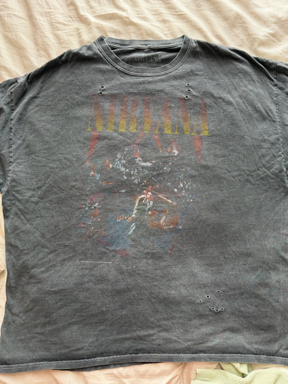 Nirvana live at MTV unplugged T-shirt OS (fits large)